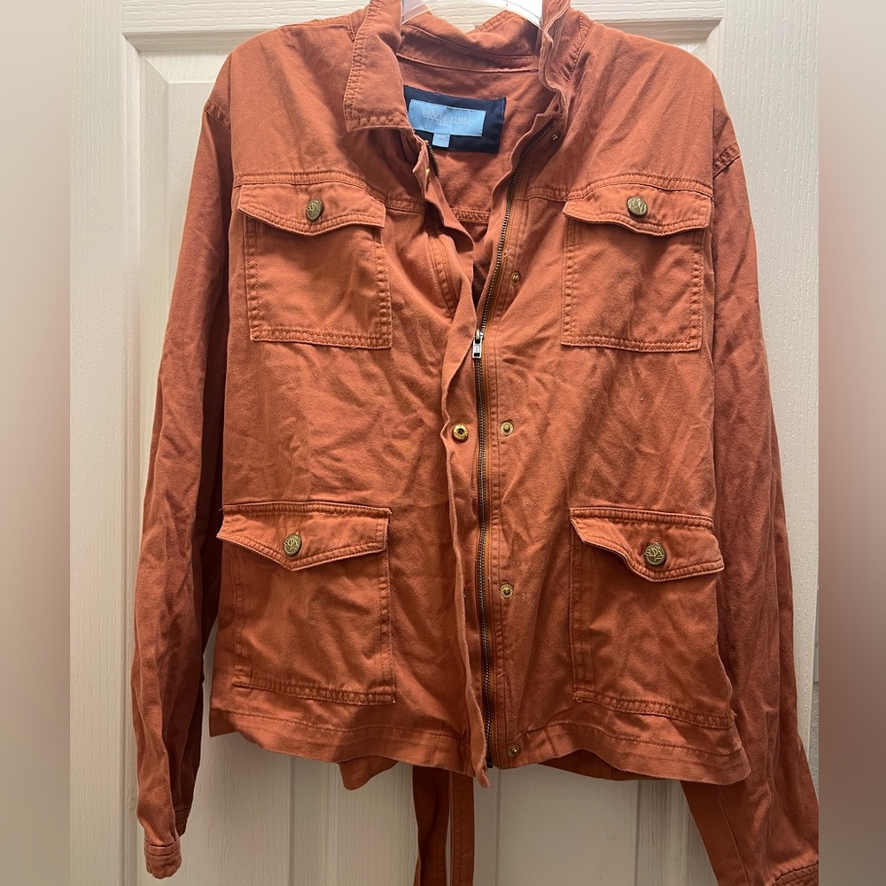 Womens Draper James orange jacket